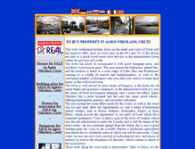 Tablet Screenshot of agiosnikolaos-property.com